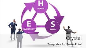 Presentation with hse - Cool new presentation theme with hse-concept-for-health-safety backdrop and a white colored foreground