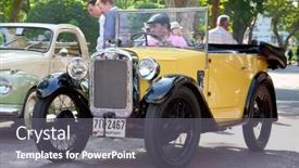  Presentation with vintage car - 