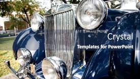  Presentation with classic car - Audience pleasing theme consisting of hua-hin-december-19-mg backdrop and a navy blue colored foreground