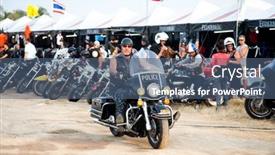  Presentation with december - PPT theme with hua-hin-thailand-december-4 background and a ocean colored foreground