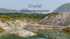  Presentation with hot spring - Slide deck featuring huangxi-hot-spring-recreation-area background and a light blue colored foreground