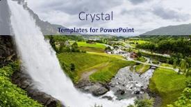  Presentation with green mountains - 