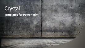  Presentation with concrete - Slide set enhanced with areas stage - huge concrete room wall background and a dark gray colored foreground