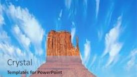  Presentation with indian monument - Slide set with huge-masses-of-red-sandstone background and a light blue colored foreground
