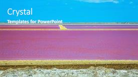  Presentation with sand dunes - Colorful slide set enhanced with huge-nature-reserve-includes-saltwater backdrop and a teal colored foreground