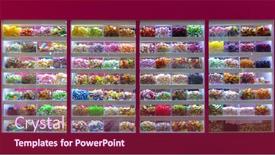  Presentation with candy shop - PPT layouts having huge-pick-and-mix-selection background and a violet colored foreground