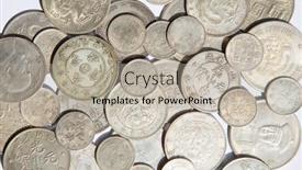  Presentation with china - Amazing slide deck having huge-pile-of-the-china backdrop and a mint green colored foreground