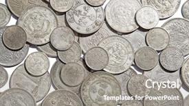  Presentation with silver - Beautiful PPT layouts featuring huge pile of the old backdrop and a gray colored foreground