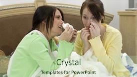  Presentation with teen girls - Audience pleasing presentation theme consisting of huge pile of toliet backdrop and a mint green colored foreground