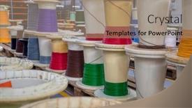  Presentation with cars - PPT theme featuring huge-rolls-of-wire background and a  colored foreground