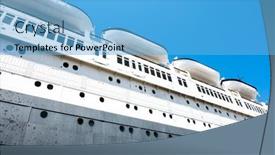  Presentation with old ship - Cool new theme with hull-of-an-old-cruise backdrop and a light blue colored foreground
