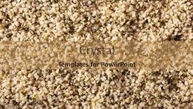  Presentation with hemp - PPT theme enhanced with hulled-hemp-seeds-healthy-superfood background and a coral colored foreground