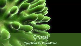  Presentation with human anatomy - Theme having human anatomy - virus background and a forest green colored foreground