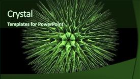  Presentation with virus - Slide set having human anatomy - virus background and a tawny brown colored foreground