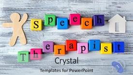  Presentation with behaviour - Amazing presentation theme having human behaviour - color cubes with text speech backdrop and a light blue colored foreground