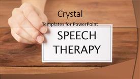  Presentation with behaviour - PPT theme consisting of human behaviour - speech therapy concept hand holding background and a  colored foreground