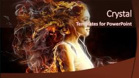  Presentation with black hvac - Beautiful presentation theme featuring golden circle - eps10 - purple colour bokeh backdrop and a navy blue colored foreground.