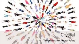  Presentation with universe - Colorful slides enhanced with human big bang into white universe backdrop and a lemonade colored foreground