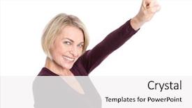  Presentation with sportive cycling - Amazing presentation theme having human body free - senior model successful and sportive backdrop and a white colored foreground