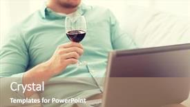  Presentation with business technology concepts digital lifestyle - Colorful theme enhanced with human body free - technology drinks leisure home backdrop and a coral colored foreground