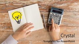  Presentation with human mind - Colorful slide set enhanced with human body mind - business idea education people backdrop and a coral colored foreground