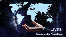  Presentation with space universe - Theme having human body universe - business people and advertisement concept background and a  colored foreground