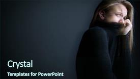  Presentation with depression - Amazing presentation having human collapse - young woman suffering backdrop and a wine colored foreground