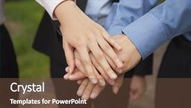  Presentation with team working together - PPT theme consisting of middle-aged surprised elegant businessman background and a gray colored foreground