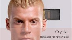  Presentation with intelligence - Audience pleasing theme consisting of human-control-through-insertion backdrop and a coral colored foreground