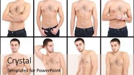  Presentation with dignity - Amazing presentation theme having human dignity - snapshots of model handsome man backdrop and a  colored foreground