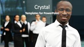  Presentation with international business - Slides with human emotion - international business team background and a ocean colored foreground