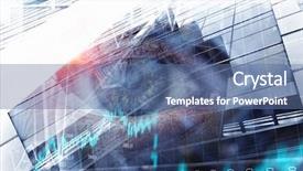  Presentation with view of rotterdam city - Amazing slide deck having human eye - city bird view backdrop and a  colored foreground