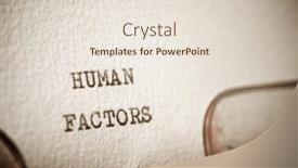  Presentation with factors - Slides enhanced with human-factors-text-written background and a lemonade colored foreground