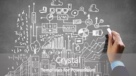  Presentation with lesson plan - Slide set enhanced with human hand drawing business plan background and a gray colored foreground