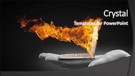  Presentation with hand holding colorful brain sketch - Audience pleasing PPT theme consisting of creative content configuration creative design backdrop and a light gray colored foreground