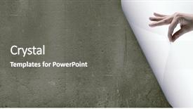  Presentation with turning page - PPT theme with human hand turning white blank background and a  colored foreground
