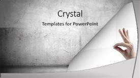 Presentation with turning page - Cool new presentation design with human hand turning white blank backdrop and a  colored foreground