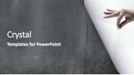  Presentation with turning page - Cool new presentation with human hand turning white blank backdrop and a  colored foreground