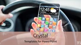  Presentation with humanity - Presentation design consisting of human hands concept actual future background and a  colored foreground