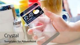  Presentation with humanity - Colorful presentation design enhanced with  backdrop and a  colored foreground