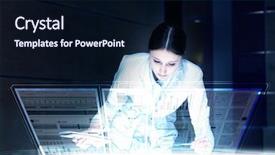  Presentation with medicine - PPT theme featuring human health technology - medicine doctor working with modern background and a wine colored foreground