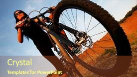  Presentation with human life cycle - Slide set consisting of human life cycle - portrait of a pretty young background and a tawny brown colored foreground