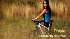  Presentation with human life cycle - Slide deck enhanced with human life cycle - portrait of pretty young brown background and a tawny brown colored foreground