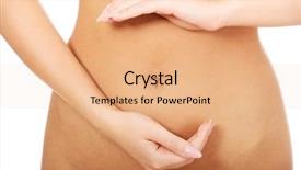  Presentation with slim belly - Amazing presentation having human life cycle - slim woman cares about her backdrop and a coral colored foreground