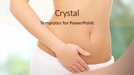  Presentation with slim belly - Beautiful slide deck featuring human life cycle - slim woman cares about her backdrop and a lemonade colored foreground