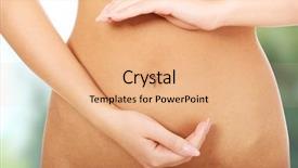  Presentation with slim belly - Amazing slide set having human life cycle - slim woman cares about her backdrop and a coral colored foreground