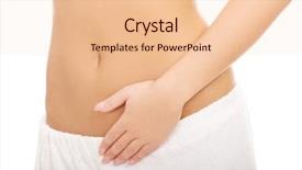  Presentation with woman car driver map - Beautiful presentation theme featuring human life cycle - woman cares about her belly backdrop and a lemonade colored foreground