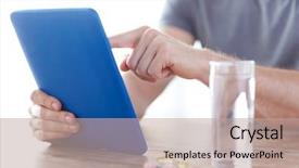  Presentation with water technology - Presentation consisting of human liver - medicine technology nutritional supplements background and a coral colored foreground