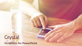  Presentation with water technology - Amazing PPT layouts having human liver - medicine technology nutritional supplements backdrop and a lemonade colored foreground