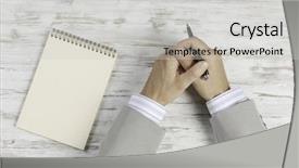  Presentation with hydrotherapy for special need - PPT theme having need to write it down background and a light gray colored foreground